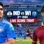 India vs West Indies 2nd ODI Live Score Today