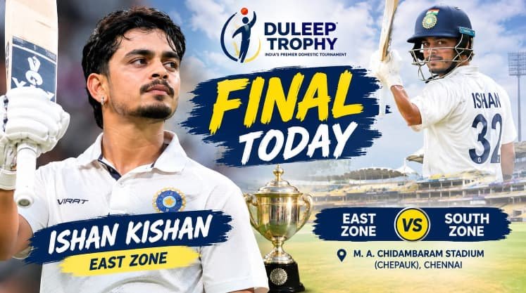Ishan Kishan Duleep Trophy Final Today