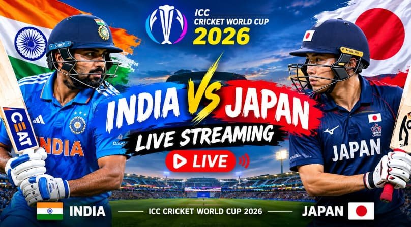 India vs Japan Live Streaming 2026