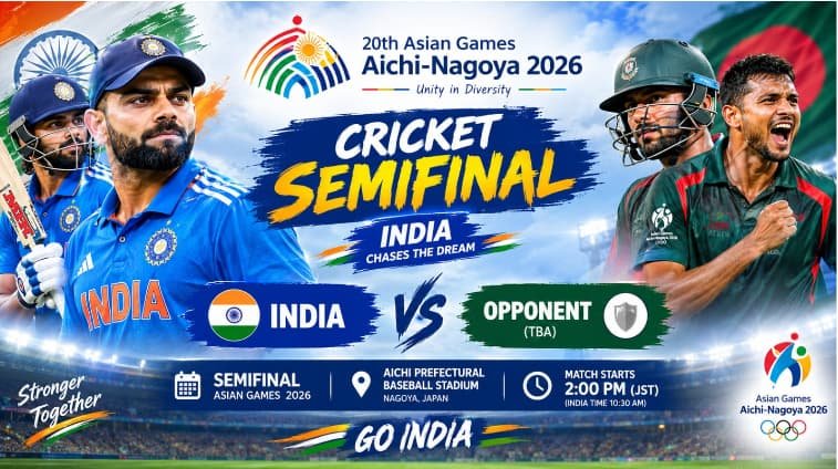 India Asian Games Cricket Semifinal 2026