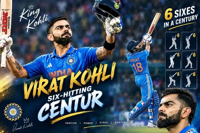 Virat Kohli Six-Hitting Century