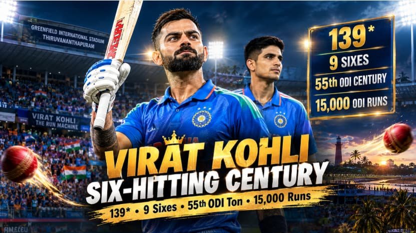 Virat Kohli Six-Hitting Century