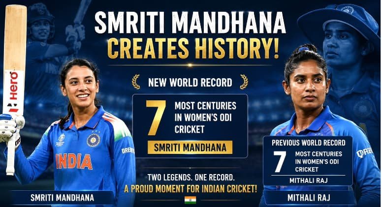 smriti mandhana world record mithali raj