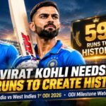 Virat Kohli Needs 59 Runs to Create History