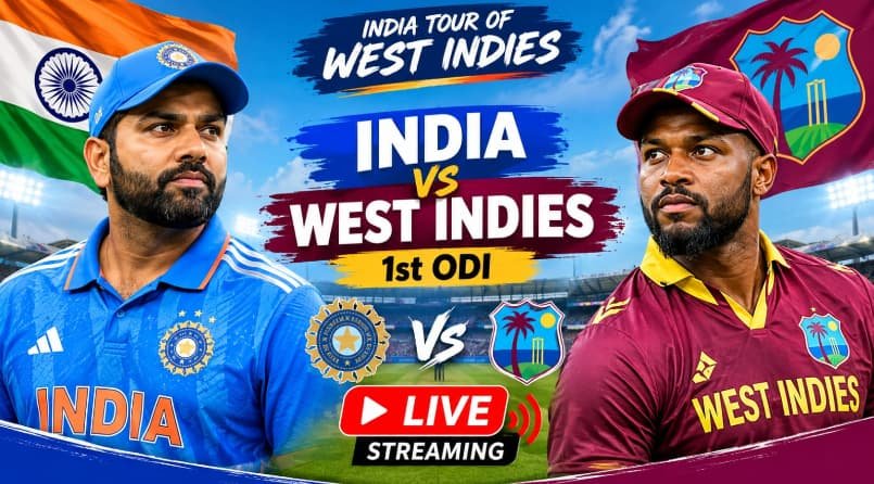 India vs West Indies 1st ODI Live Streaming 2026