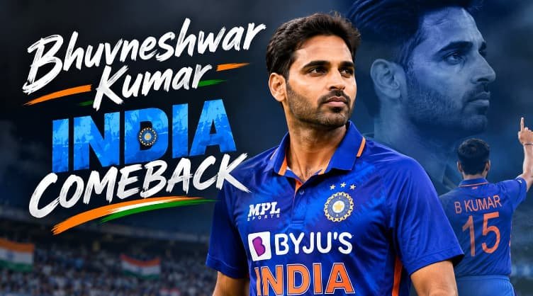 Bhuvneshwar Kumar India Comeback