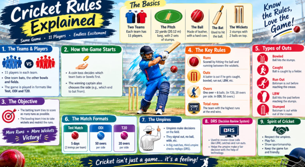 Cricket Rules Explained Cricket Rules Explained