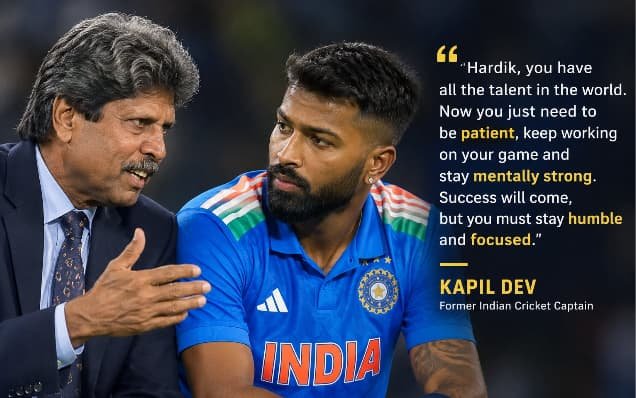 Kapil Dev Advice for Hardik Pandya