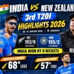 India vs New Zealand 3rd T20I Highlights 2026