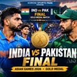 India vs Pakistan Asian Games Final 2026
