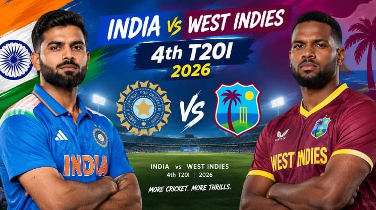 India vs West Indies, 4th T20I