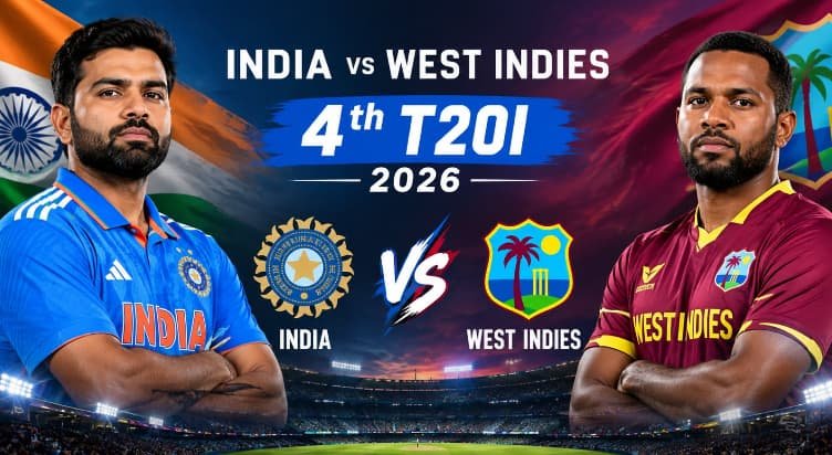 India vs West Indies, 4th T20I