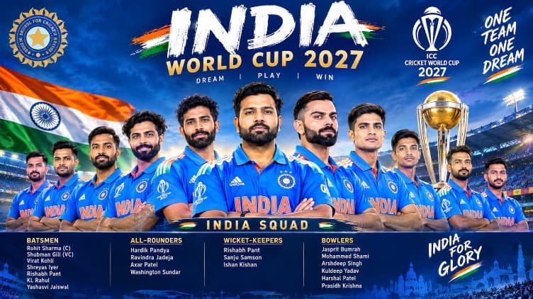 India World Cup 2027 Squad