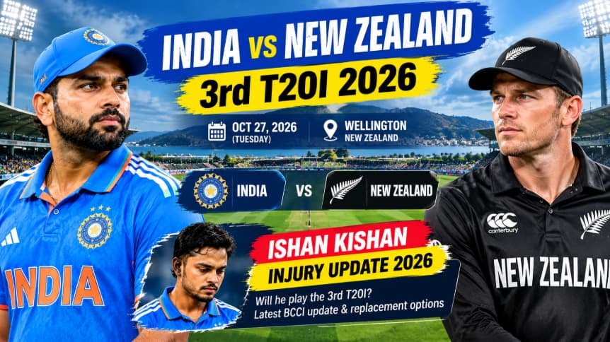 India vs New Zealand 3rd T20I 2026