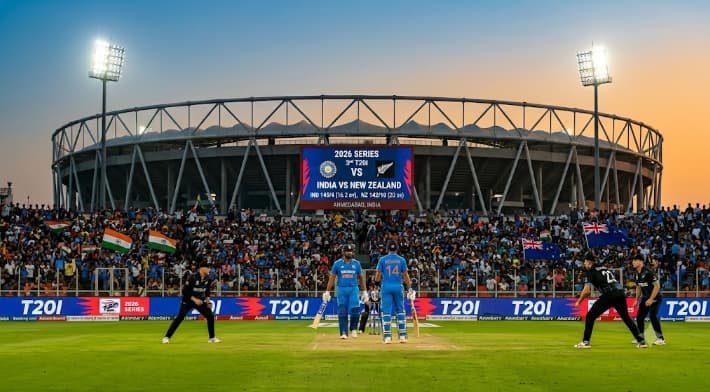 India vs New Zealand 3rd T20I 2026