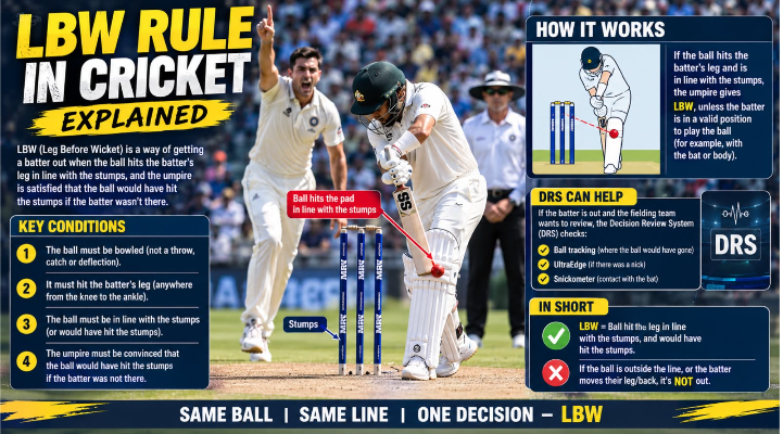 LBW Rule in Cricket