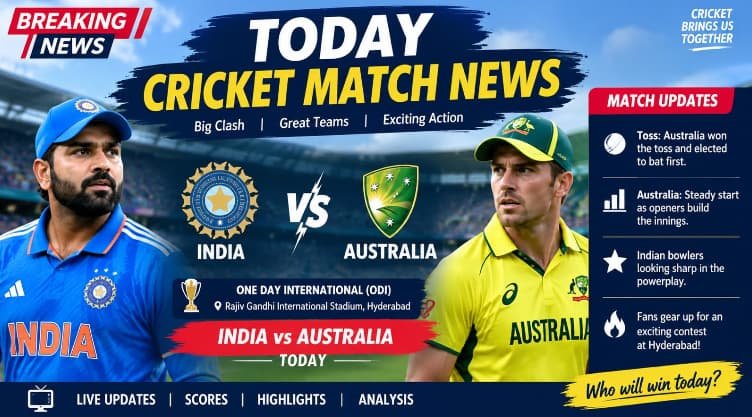 Today Cricket Match News